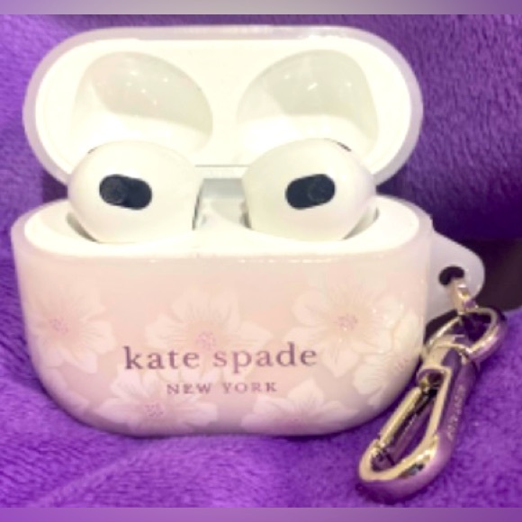 Kate Spade New York Protective Air Pod Case 'Translucent Blush' - Picture 9 of 14